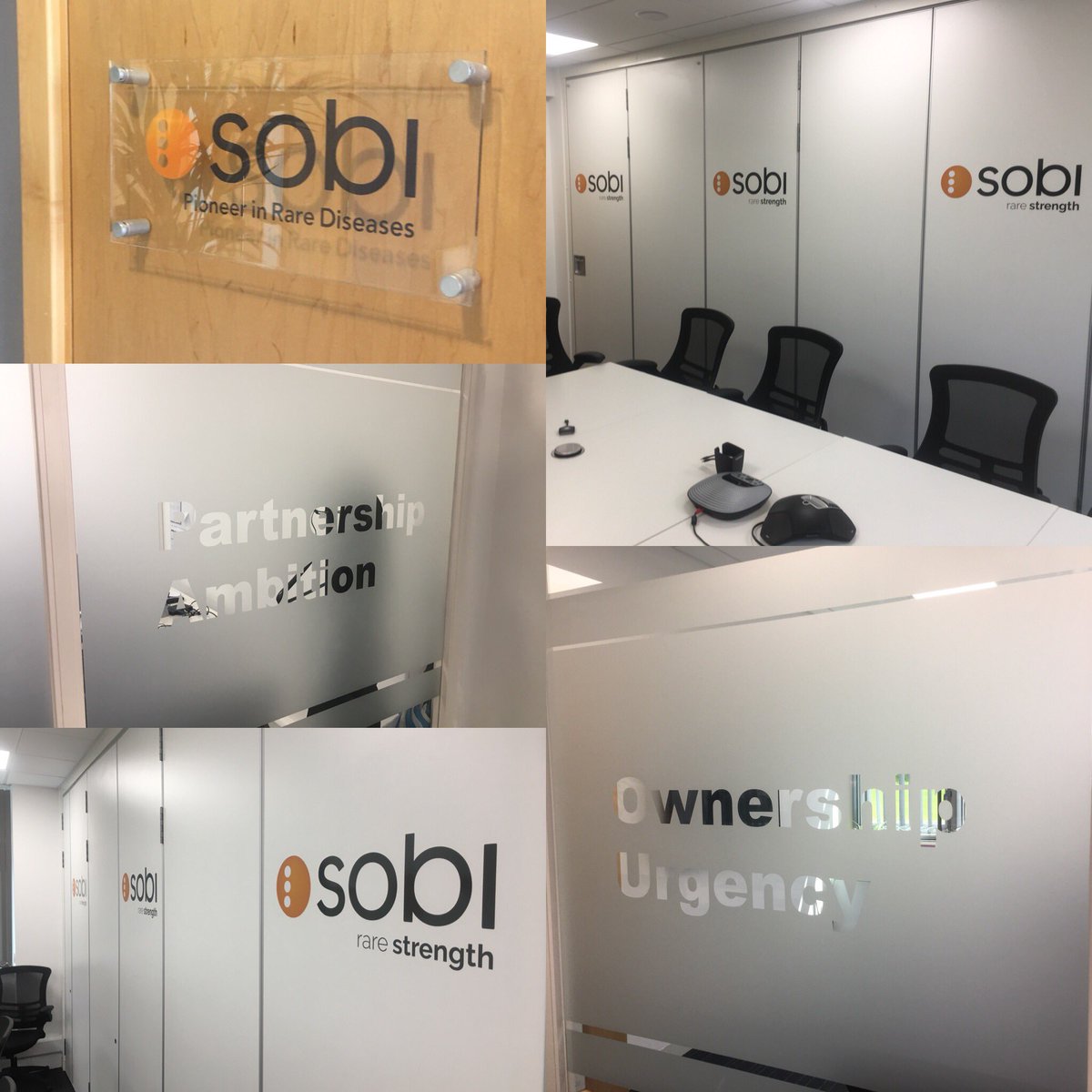print_davidm's tweet photo. A recent installation job for a customer in Cambridge.
We designed, produced and installed internal signage and frosted window vinyl. We cover from Southend on sea to London.

#signs #essex #frostedwindowvinyl #cambridge #vinyldecals #signmakers #largeformatprinting https://t.co/bAFQ20GGJV