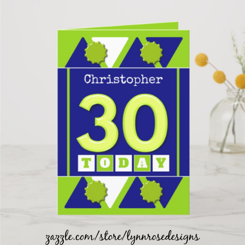 LynnroseDesign's tweet photo. https://t.co/2ZpIwdPeqn #30thbirthdaycard #birthdaycard #greetingcards #zazzle #SaturdayMotivation https://t.co/g4yHfzDo11