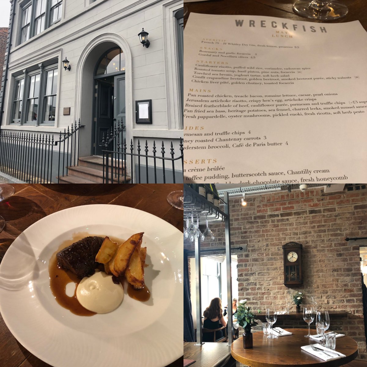 Just took the boss (Mrs) for a birthday lunch ⁦<a href="/WreckfishBistro/">Wreckfishbistro</a>⁩ . Food, service, setting, everything completely awesome. First time at one of our our good customer ⁦@GaryusherChef⁩ restaurants, certainly not the last.