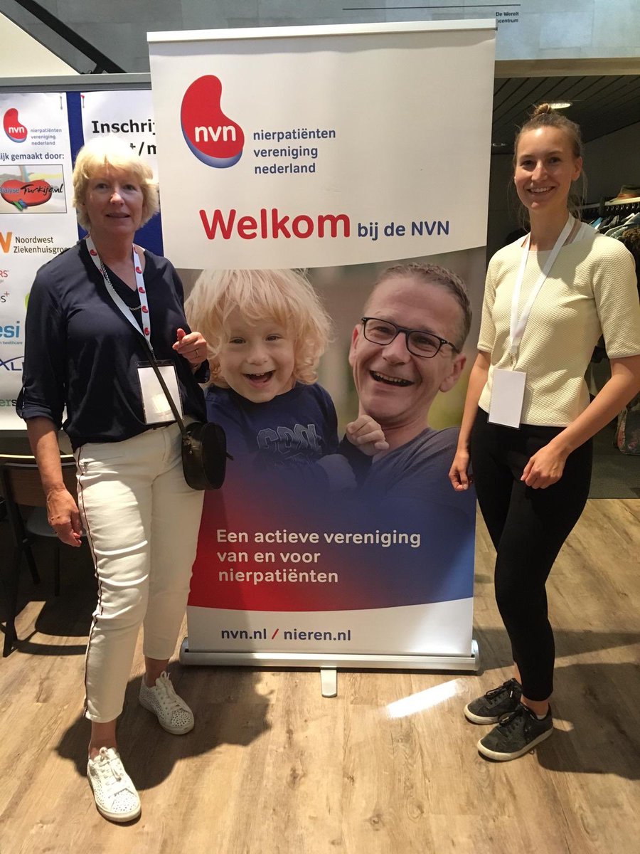 #HealthPros involve patients in their research. HealthPros <a href="/veroniquebos/">Véronique Bos</a> is with Marjolein (Dutch cystinosis group) at the Dutch kidney patient day. As Hans Bart, director Dutch kidney patient association, says “Nothing about us, without us!”