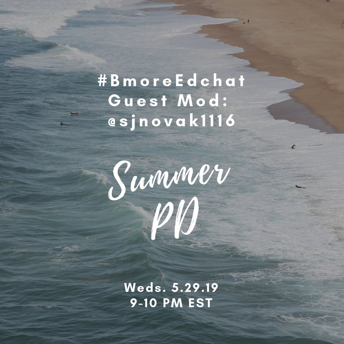 bmoreedchat's tweet image. Mark your calendars for next week&apos;s #BmoreEdchat led by the incredible principal @229Holabird @sjnovak1116! We will be discussing plans for Summer PD! Have a wonderful holiday weekend! @BaltCitySchools @LoyolaEducation @MdPublicSchools #teachNVchat #edtechafterdark