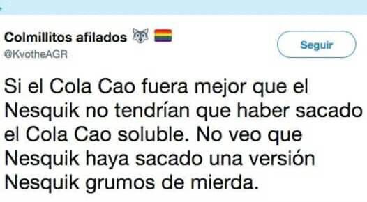 JaviiCarry's tweet photo. Me flipa el concepto #nesquikgrumosdemierda 🤣🤣 https://t.co/ZE6iGCG32C