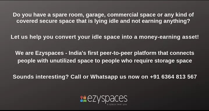ezyspaces's tweet photo. We're looking for space! If you have a space, any space call us &amp; we will help you find a storage partner for it #ezyspaces #selfstorage #bangalore #bangalorespaces #bangalorerentals #neighbourhood #locality #cheapstorage #convenientstorage #localstorage #movingcities #landlords https://t.co/q2nB3dVfJC