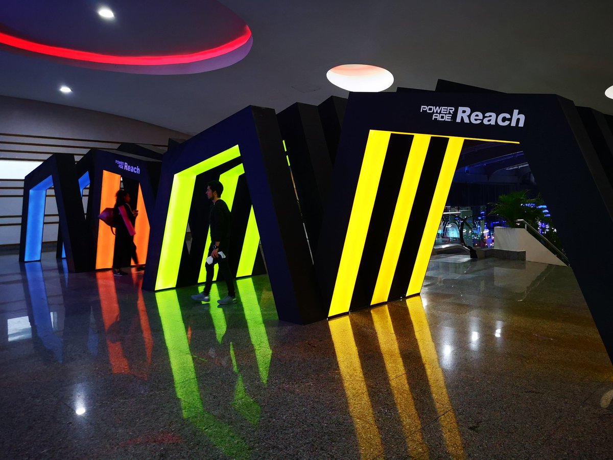 ExpoSantaFeMx's tweet photo. Ya está todo listo para Powerade Reach! 🙌🏻💪🏻

#PoweradeReach https://t.co/ygmsLv4J14