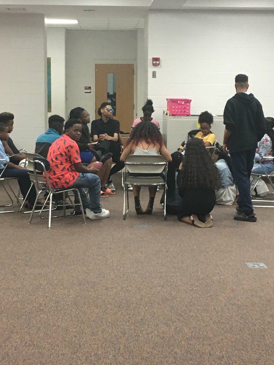 MonroeCCMMS's tweet photo. So proud of our rising 9th graders! They’ve grown so much! Even started an impromptu, student led circle as they said they’re goodbyes to middle school! @CCMMSRedwolves #BuildingOurDen #restorativejustice #proudofmybabies #blessed https://t.co/8bjUA4UvGj