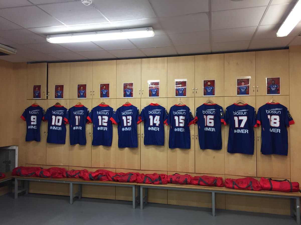 FCGrugby's tweet image. 🔴🔵 Dernier match de la saison au Stade des Alpes ! Le vestiaire est prêt à accueillir les « Rouge &amp;amp; Bleu »

#FCGLOU #AllezFCG #EnsembleJusquAuBout