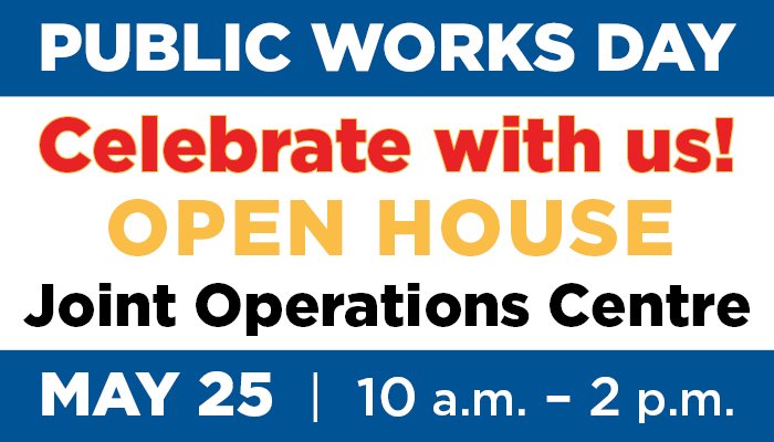 mbmayor's tweet photo. TODAY: celebrate National Public Works Day with the @City_of_Vaughan. Drop by the Joint Operations Centre at 2800 Rutherford Rd, from 10 a.m. to 2 p.m. to enjoy family friendly activities, exhibitors, an #EnvironmentalDays event and more! Details: https://t.co/xP9UeJfDnp https://t.co/08WByhCPvU