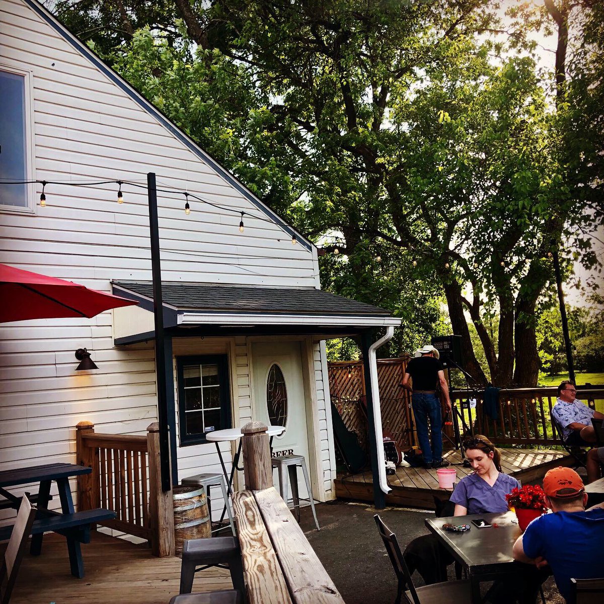 Great crowd, music, and brews at <a href="/loudounbrewing/">Loudoun Brewing Co</a> Friday night.