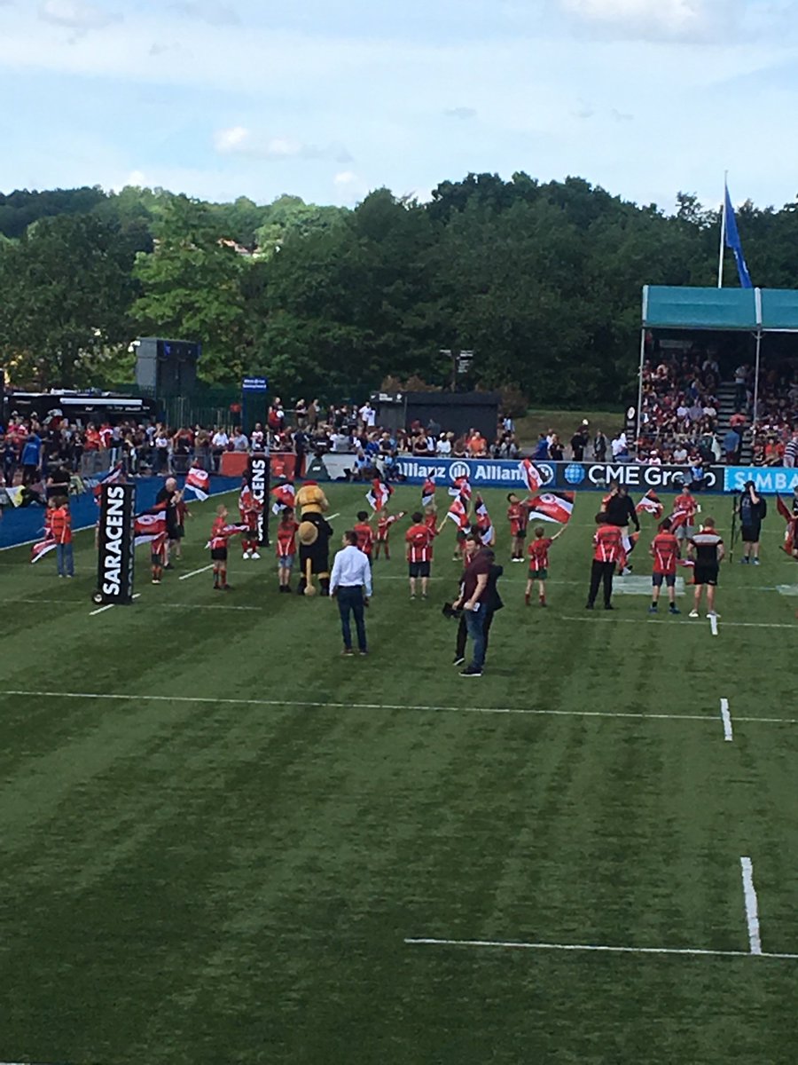 Great seeing Harlow Rugby Club and our very own Ethan as the guard of honour at the rugby semi-finals today at Alianz Park. COYS⚫️🔴
<a href="/NETacademies/">NET Academies Trust</a>