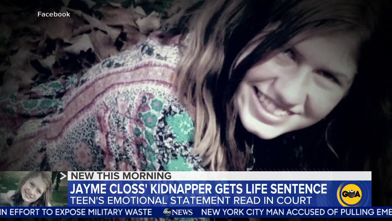Good Morning America on Twitter "Jayme Closs' kidnapper receives life