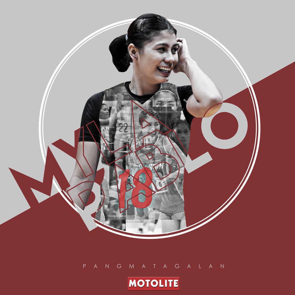 MYLAbers's tweet photo. One more week til Game day! @iamMylaPablo debuts with her brand new team, #Motolite! We are excited for @TeamMotolite! Are you? #MYLAbers #PVL2019 #PVLReinforcedConference2019 #PVLServingTheFun https://t.co/CJmSKytqWb