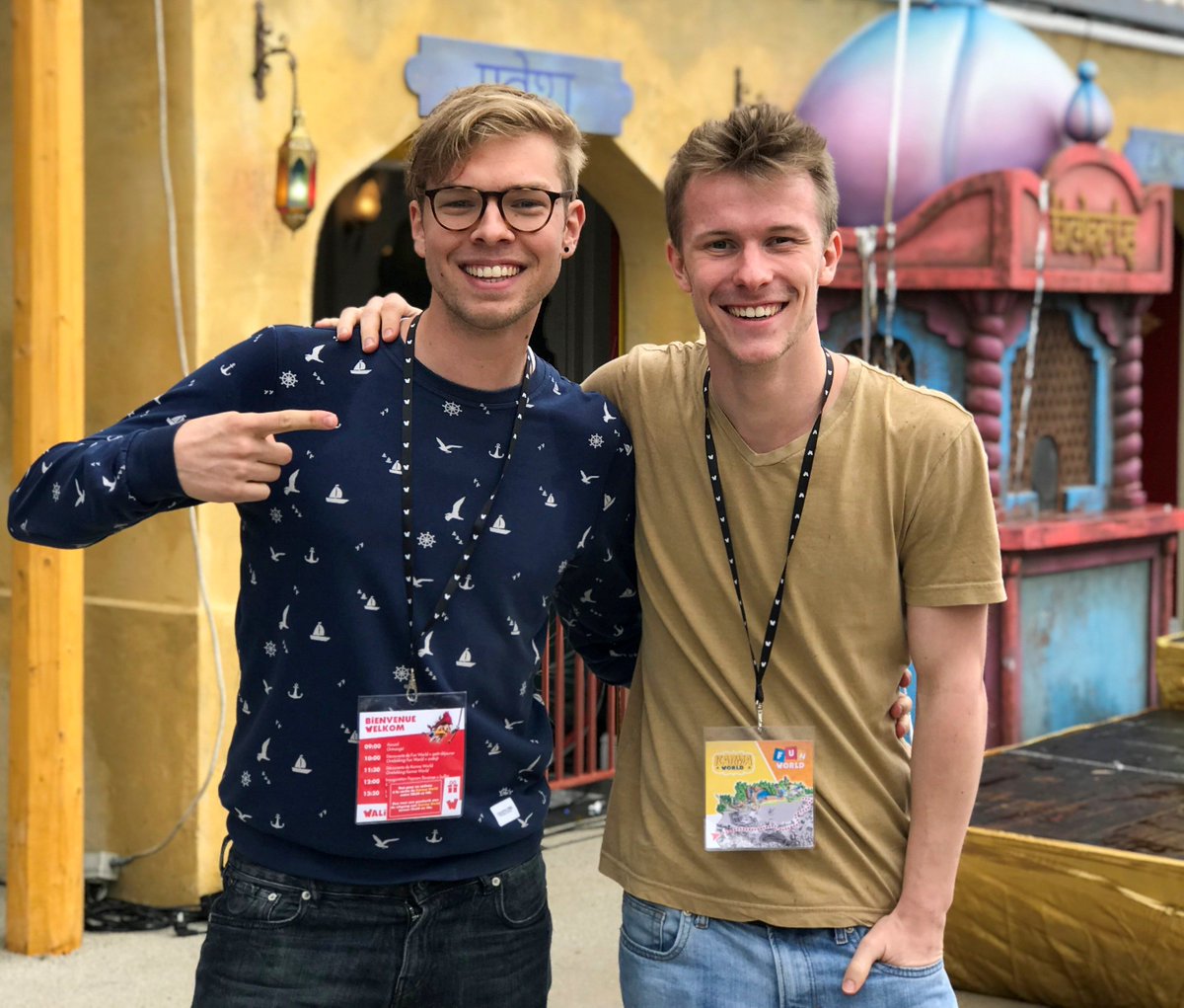 WalibiBelgium's tweet photo. Vandaag vierde #WalibiBelgium de opening van #KarmaWorld, #FunWorld, #PopcornRevenge en #FunPilot... in zéér aangenaam gezelschap ! 🤩 https://t.co/B0tLogtVux
