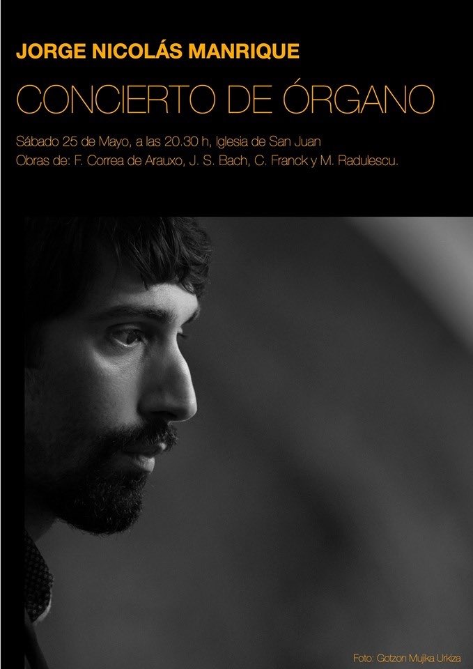 JorgeNicolasDir's tweet photo. Esta tarde, a las 20:30h, os espero en la Iglesia de San Juan de #Laguardia. No haya nada mejor que compartir música con amigos en este lugar... #CorreaDeArauxo #Bach #Franck y #Radulescu os esperan... #JuntosCreamosCultura #CulturaYPatrimonio #MusicianLife #EmbajadoresLaRioja https://t.co/aDEFINeoj1