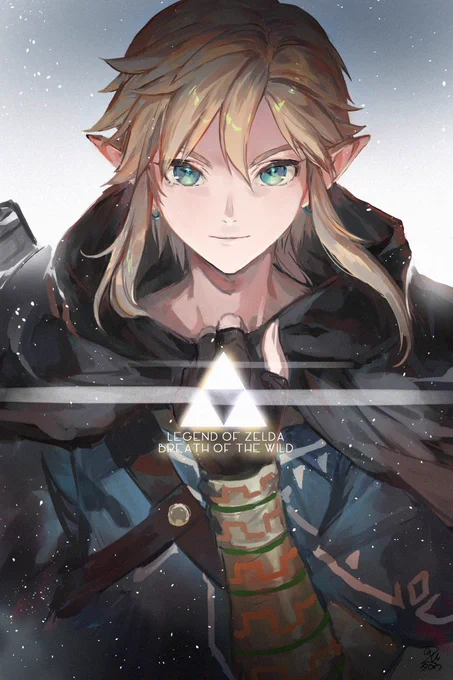 ブレワイ2周年おめでとう絵に色が塗れた #Zelda #BotW 