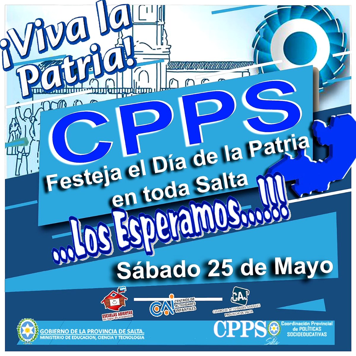 Cajmisionchaqu2's tweet photo. Feliz Día de la Patria 🇦🇷🇦🇷 #CAJ #CPPS #Salta @fguillesaavedra @aniberruezo @patriciapinasco @UrtubeyJM @artydance23 @Ritituuu @vanesa_aramayo  @LeonardoPilili @SomosCAJ_2019 @Alberti24369284 @Ana65748851 @FigueroaSlivia @palacios_julii @Roberto49772565 https://t.co/ULt2Wn2pok
