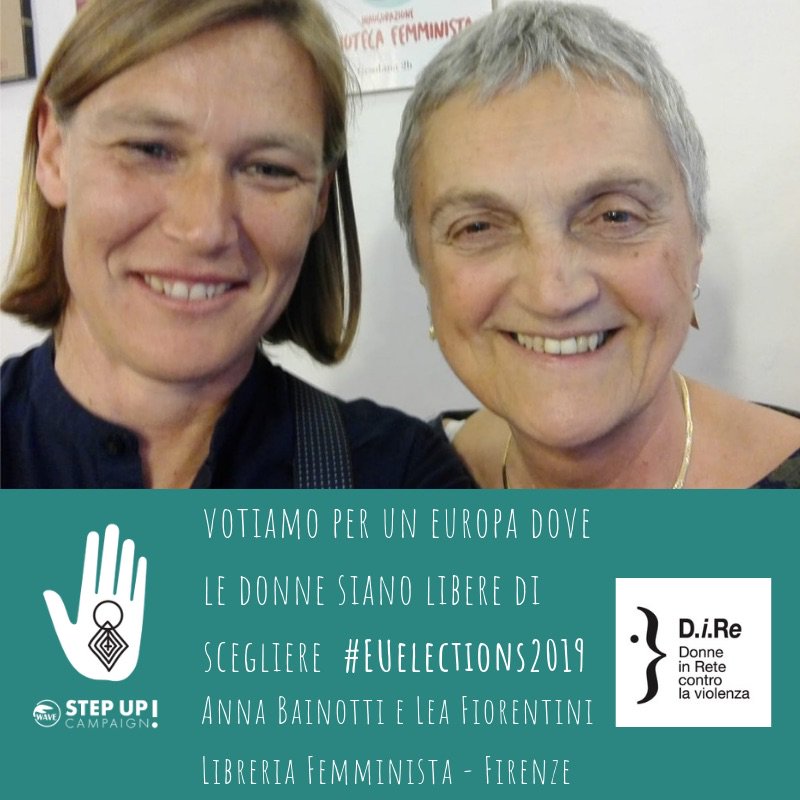 diredonneinrete's tweet photo. #EUelections #StepUpWAVE #StepUpToVote
#ElezioniEuropee2019 #26maggio #DiRecontrolaviolenza #iovoto #iodecido
#ConvenzionediIstanbul https://t.co/fKQYhDhyU1
