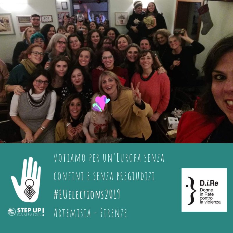 diredonneinrete's tweet photo. #EUelections #StepUpWAVE #StepUpToVote
#ElezioniEuropee2019 #26maggio #DiRecontrolaviolenza #iovoto #iodecido
#ConvenzionediIstanbul https://t.co/BPuPeb9VNv