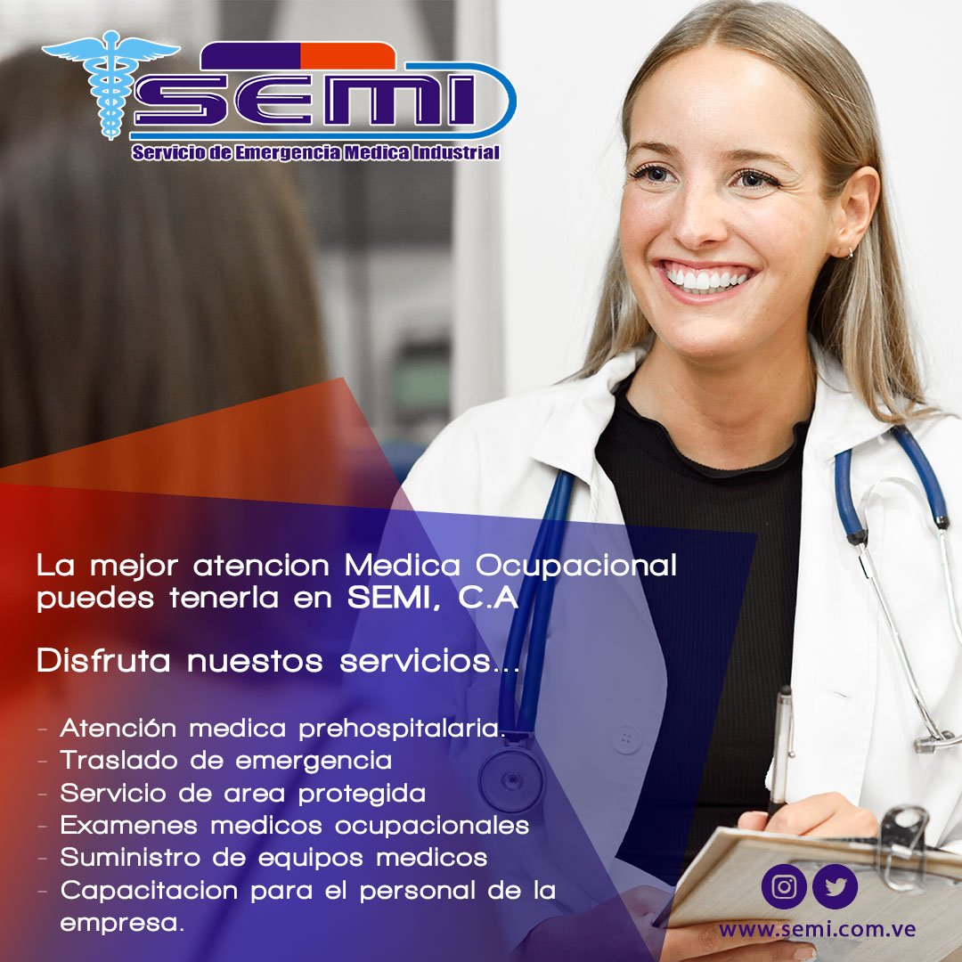 SEMISALUD's tweet photo. Contacta con nosotros, seremos tu mejor aliado!! 📲 0414 342 6216 ☎ 0241 832 4580 / 417 5263 / 417 5297 📧 ventas@semi.com.ve #venezuela #vida #salud #emergencia #medicina #medicocupacional #ambulancia #servicio #serviciomedico #industrial https://t.co/6NxDxetuS9
