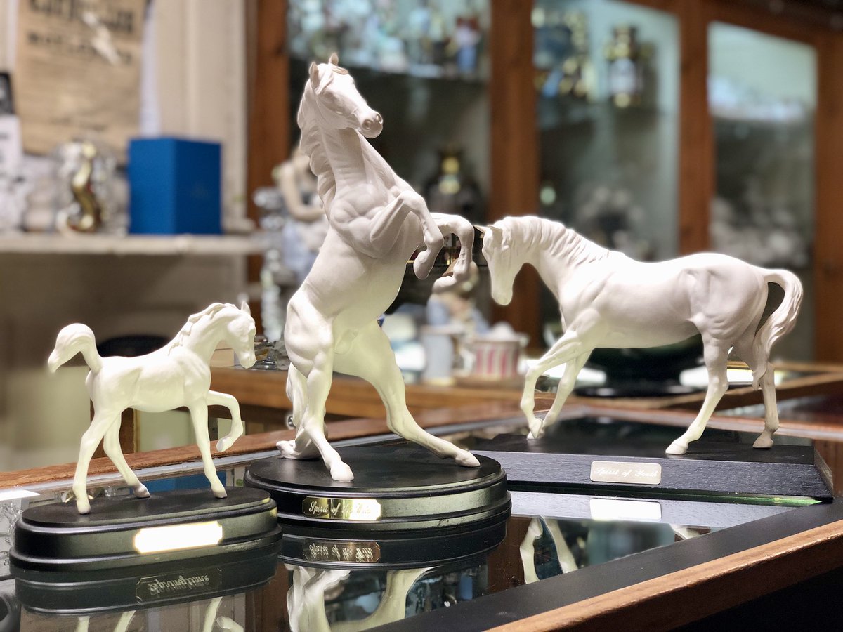 Three Free Spirits 🐎 #freshstock #Beswickpottery #Royaldoulton #Horses
