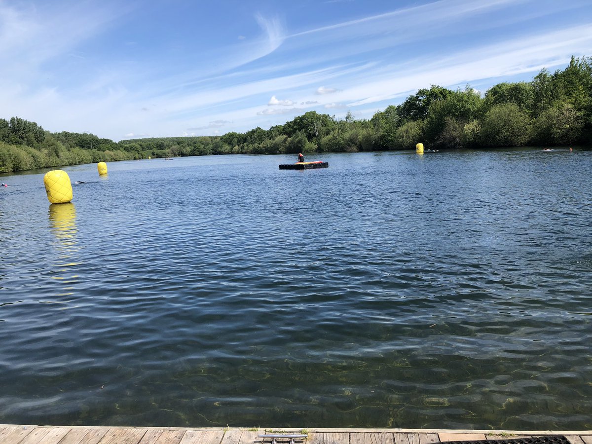 Amazing morning at the lake <a href="/activitiesaway/">Steve Poulton</a> getting in some training. Beautiful. <a href="/100triteam/">100percenttri</a> #triathlon #training #thisgirlcan