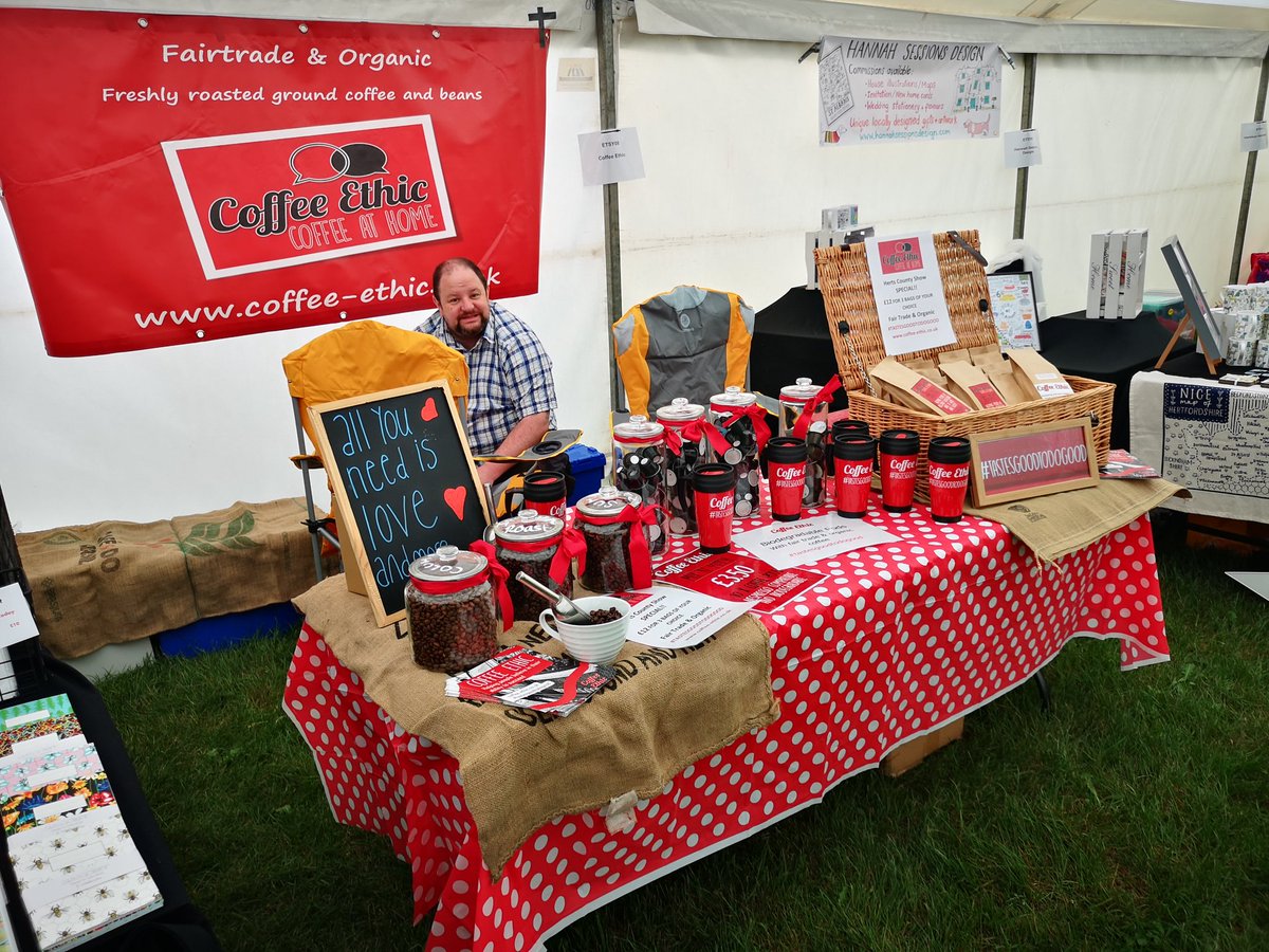 CoffeeEthic's tweet photo. It's lovely and cool in the #etsy tent @HertsCounty show so join us if you want to escape the sun for a while 🙂 #etsysales #supportlocal #hertscountyshow #weekend
#itscoolinhere https://t.co/wPUyEGJTBt