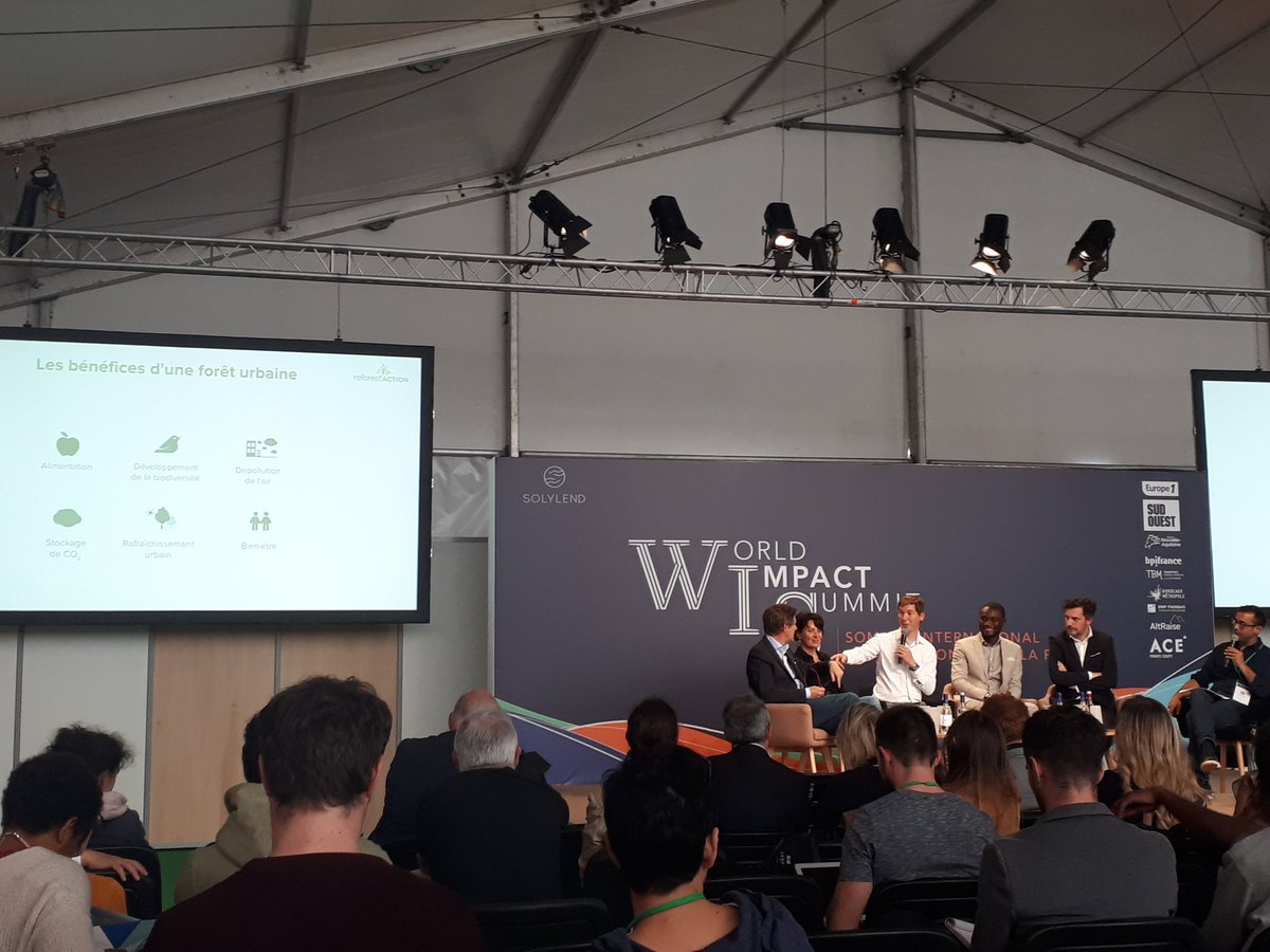 ClemSouchard's tweet photo. #Bordeaux #WIS2019 L'importance de végétaliser les villes avec @reforestaction @WIS2019 #villesdurables https://t.co/0DP7aqEehG
