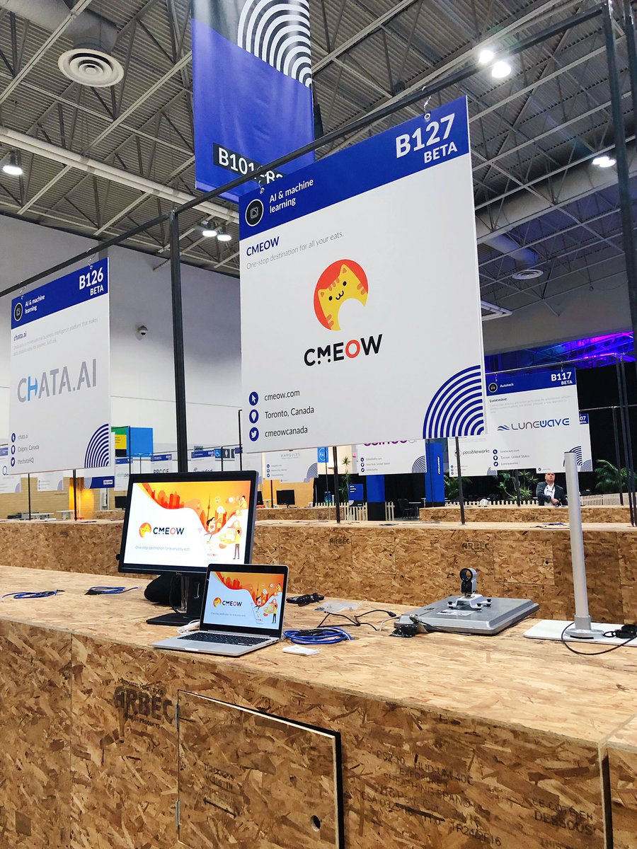 theivychen's tweet photo. I get asked what was the best thing you learned at @CollisionHQ? Well, sometimes the best advise comes not from the lectures on stage but from your neighbour booth. Beta supporting Betas 👍🏻 #CollisionCanada #Collision2019 #CollisionConf #cmeow #startup #foodtech #advise https://t.co/FNe7WaVW8n