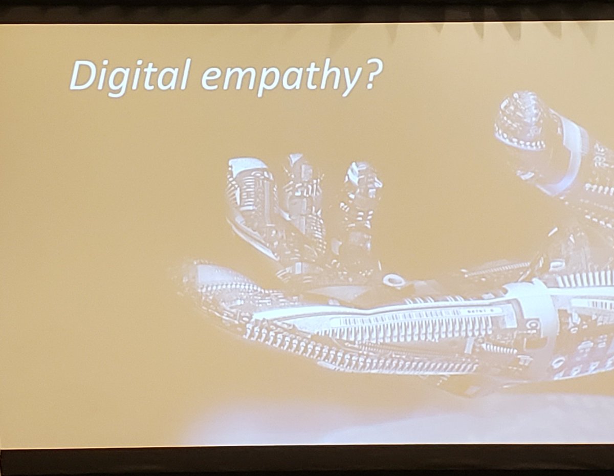 carriedbernard's tweet photo. Can we use digital technology to extend human empathy and compassion @BDHodges1 #CFPCAnnualForum #CFPCaf2019 https://t.co/xvA4XyNfFN