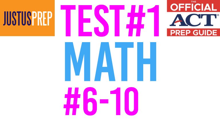myprepacademy's tweet image. Via @JustusPrep 
Give them a follow!

 ACT Prep Guide 2018-2019 Test MC1 Math #6-10 

ow.ly/YeVh50qWUqk 

#justusprep #testprep #prepguide #collegeprep #ACTtest #ACTprep #ACTtestprep #youtube #math #tutor #tutoring  #ACTProTip