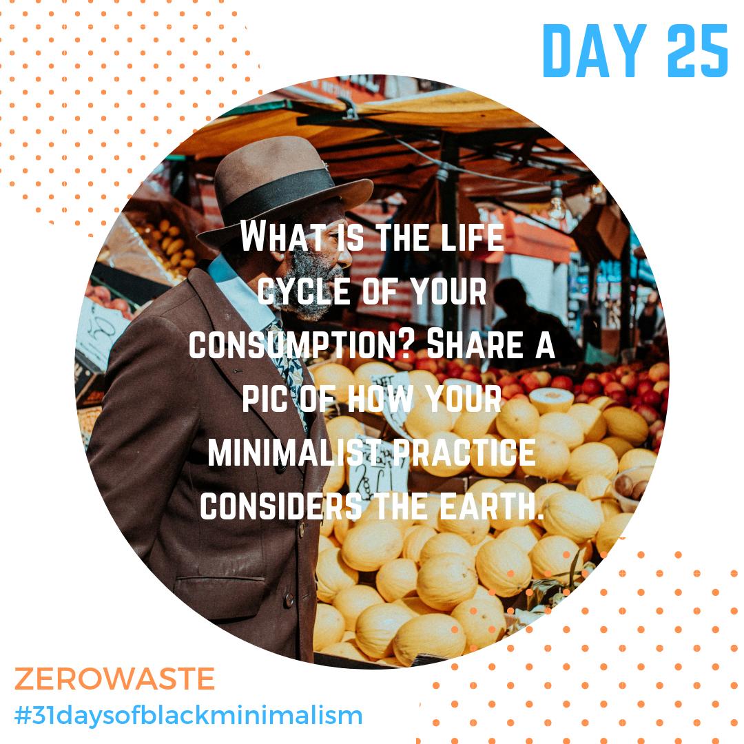 A part of #consciousconsumerism is making sure that what we buy can be used for as long as possible. How can we be good stewards of our items and cut down on our waste? Share how your #minimalistpractice considers the earth. Photo: @brunels_world