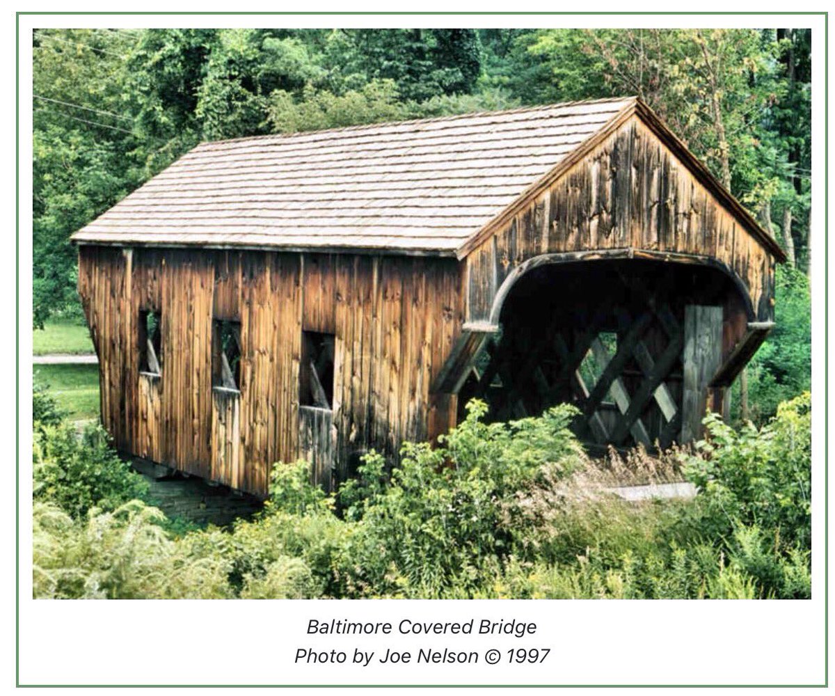 vtcoveredbridge's tweet image. Bridge of the day: the Baltimore bridge. Milton Graton restored and moved the bridge to its present location in 1970. The bridge and the Eureka Schoolhouse are part of the Eureka Schoolhouse Park.
#vtcbsinayear #springfieldvt #vermontscoveredbridges #vermontcoveredbridgesociety