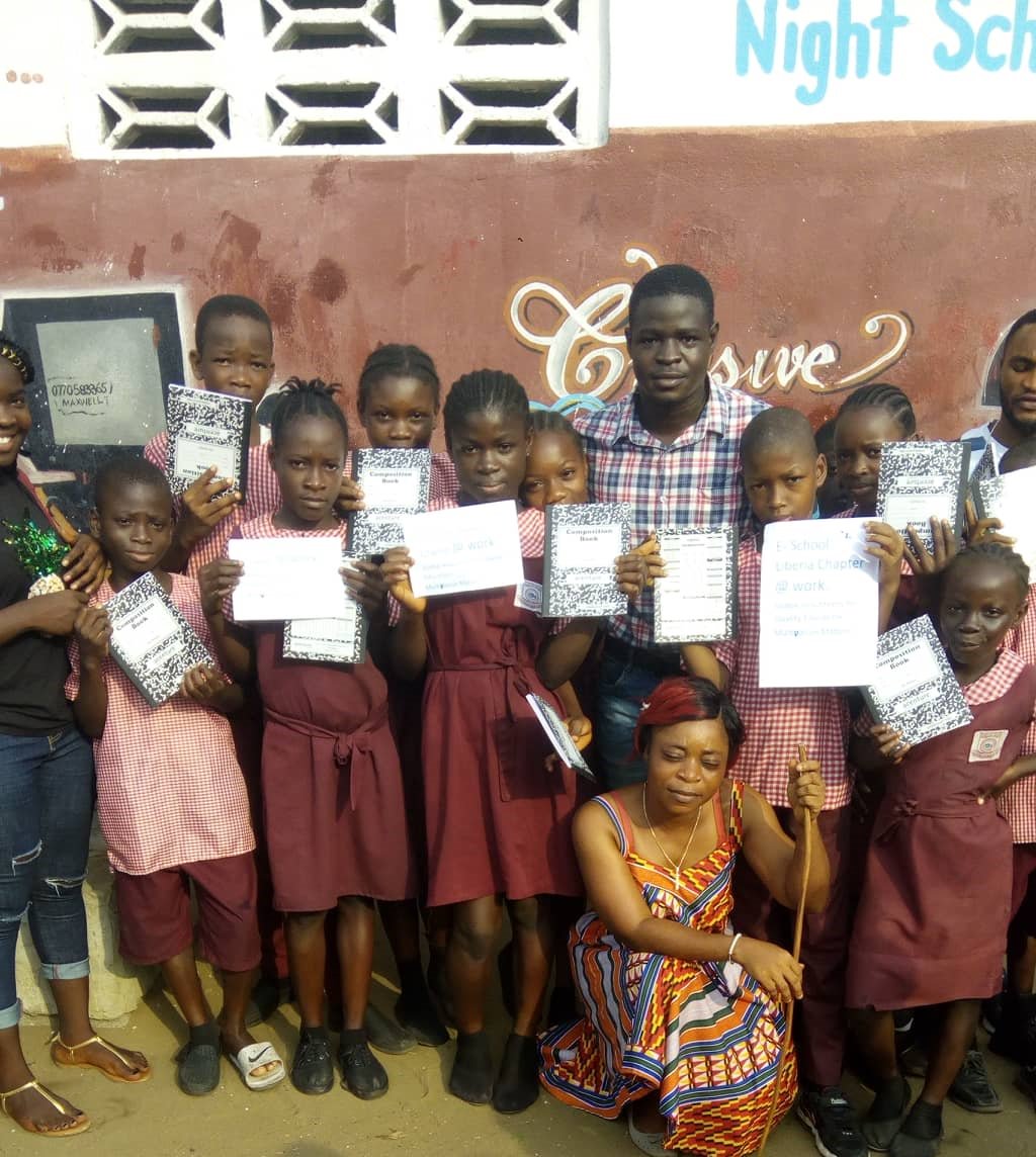 E_School71's tweet photo. S Morris Massalay
Country: Liberia
E-schools Liberia Team distributed copy books, motivated and encourage high academic excellence while working behind the scene to raise money to provide financial aid to our identify few
#E_school #IYD_2019 #education #UN #UNV #SDG #Youth https://t.co/FgVuIRwVLU