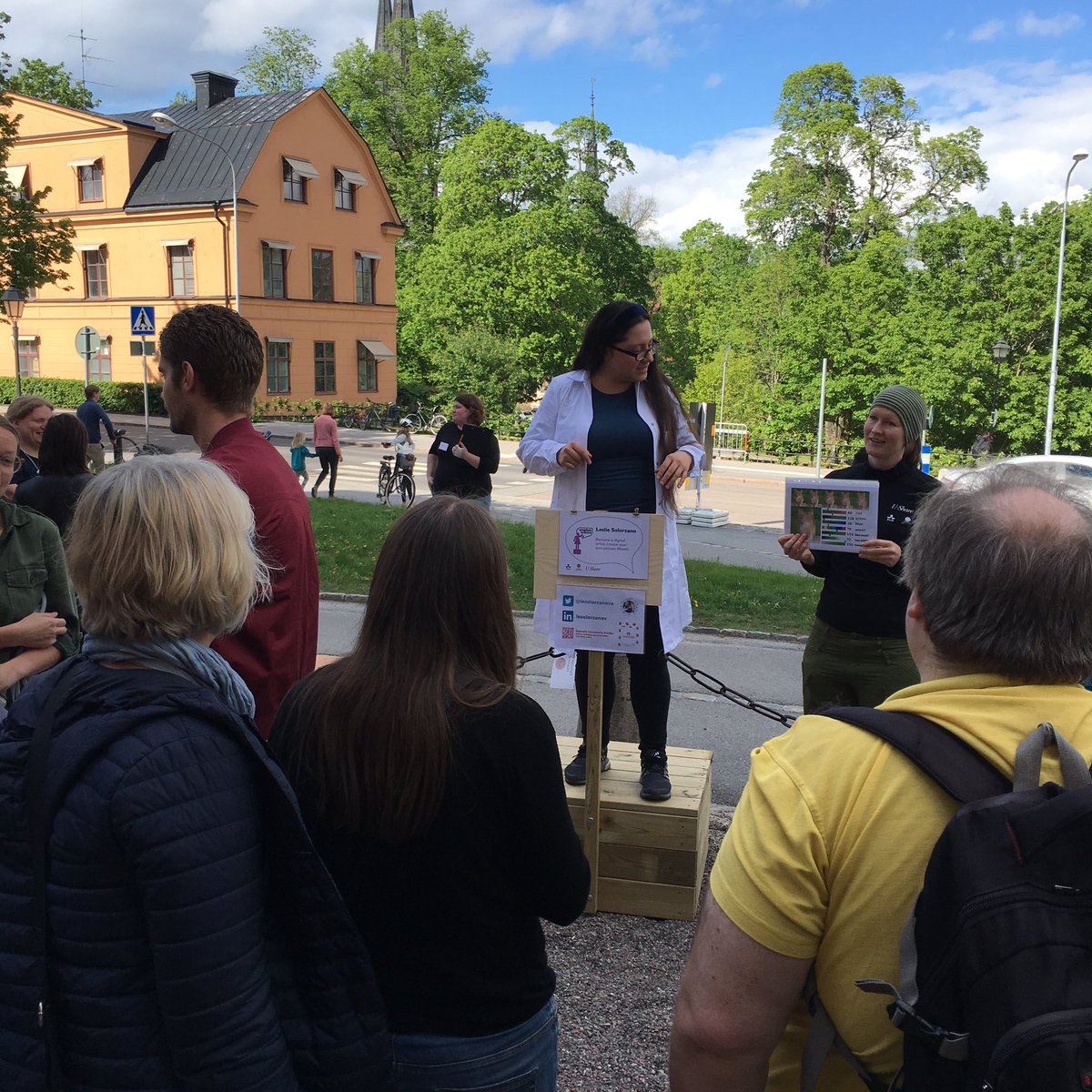 SoapboxUppsala's tweet photo. The third and final round of speakers is on! Come to @SoapboxUppsala and learn about how to train machines to detect cancer, parasites, recycling behaviour and picture filters! https://t.co/YeGMSj07OQ