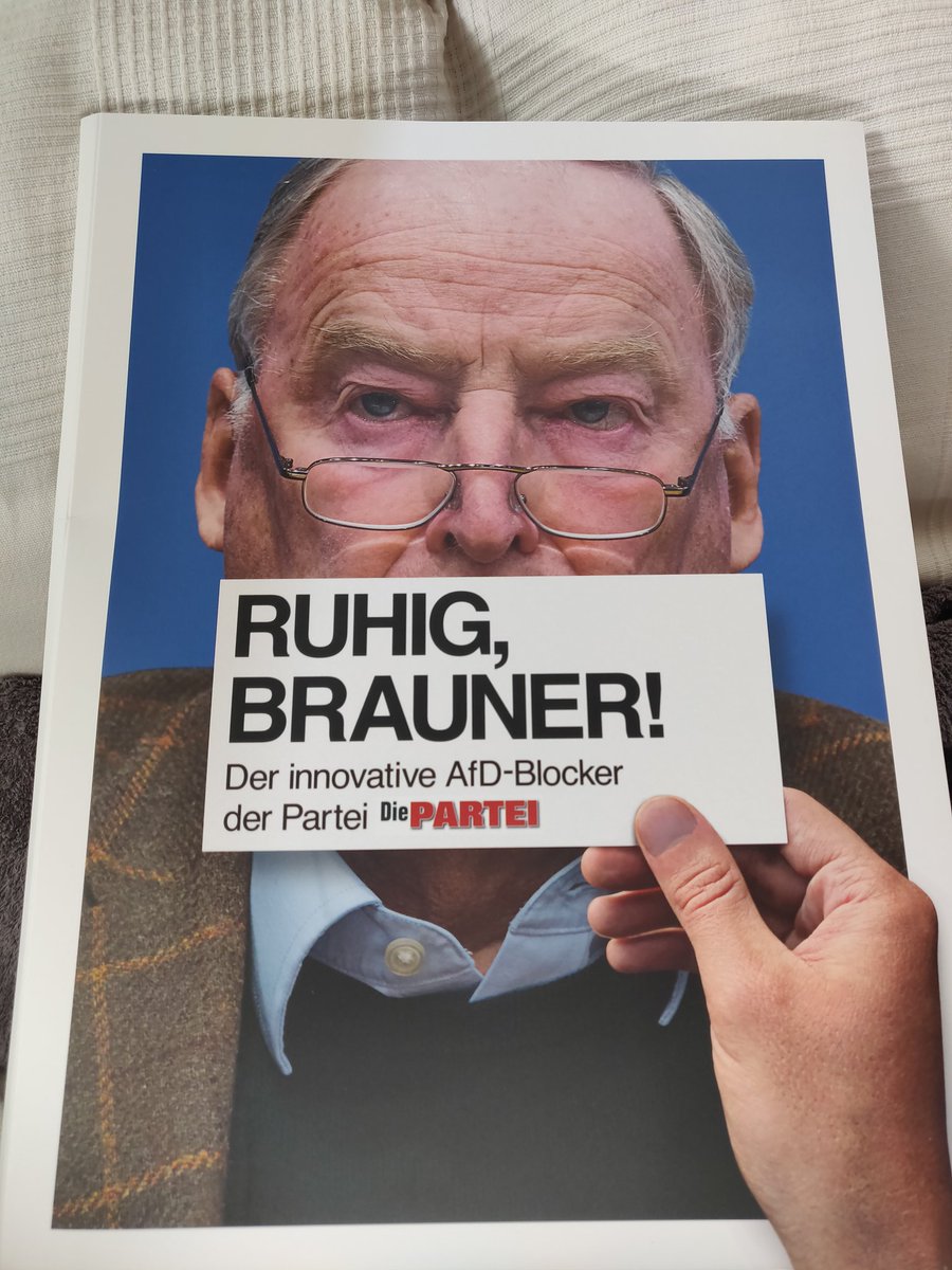 PePeter69's tweet photo. Endlich kann ich wieder Artikel lesen, ohne mich unnötigen Unsinn konfrontiert zu sehen. Danke @DiePARTEI #AfDBlocker
PS: ich habe sogar mein Lieblingsmotiv erwischt ❤️ https://t.co/5BmwCUuAyS