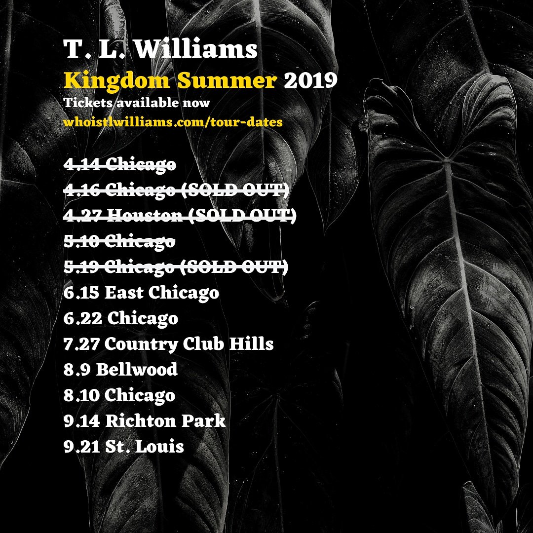 tlwilliamsmusic's tweet photo. East Chicago Rythym &amp; Soul Festival up next. #kingdomsummer 👑🏖 https://t.co/7RfZxaIhMw