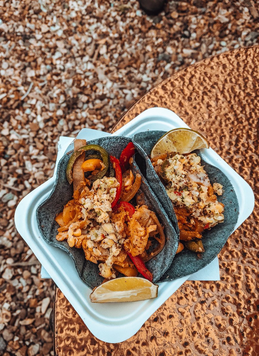 Popped to <a href="/mk11livemusic/">MK11</a> for some streetfood this afternoon and was not disappointed 🤤

🇬🇷 Finally got to try the gyros from <a href="/eatisgreek/">Eat Is Greek</a> - took me back to the Ionian again 😍

🌮 Fish tacos from <a href="/TacoShackMk/">TacoShack</a> - so sweet and spicy! 👌🏼

These vendors are here til Monday 🙌🏼 #LoveMK