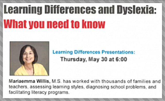 vencolibrary's tweet photo. Learning Differences Presentation at #vclPrueterLibrary
Thur. May 30, 6:00pm
Hosted by Mariaemma Willis, M.S
805-486-5460 https://t.co/eSMF9eyO6N