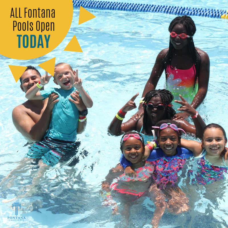 City of Fontana on Twitter "All Fontana pools open today! Community pool season passes are now