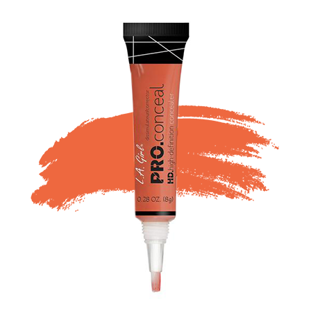 WOW!!! This orange color corrector by L.A. Girl is magic. After I put it on and blended it out, there<a href="/tag/mytwitteranniversary"class="tags"><span>#mytwitteranniversary</span></a>