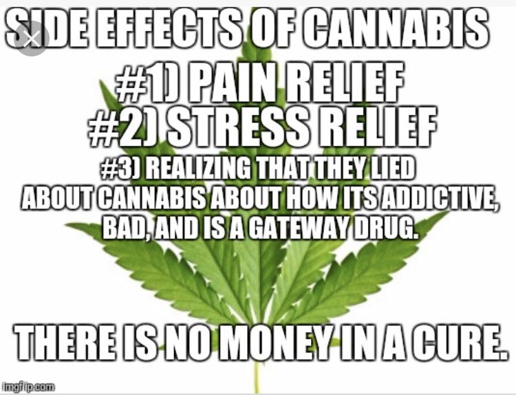 thedankboutique's tweet photo. Side effects...Relief!!!
#thedankboutique #alwaysdank #dankdamez #boutiqueboys #cannabiscures #marijuanaismedicine #painrelief #stressrelief #nomoneyinacure #highlife #420 #weedlover https://t.co/2dvnYgprsN