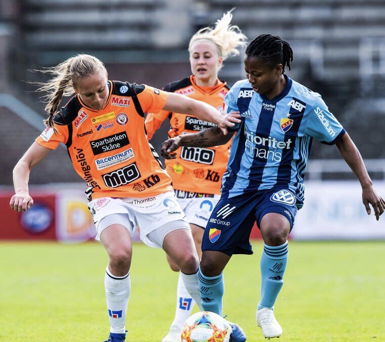 DIFDam's tweet image. Stort grattis till vår Ogonna Chukwudi som i dag blev uttagen till truppen som ska representera Nigeria i fotbolls-VM i Frankrike i sommar!