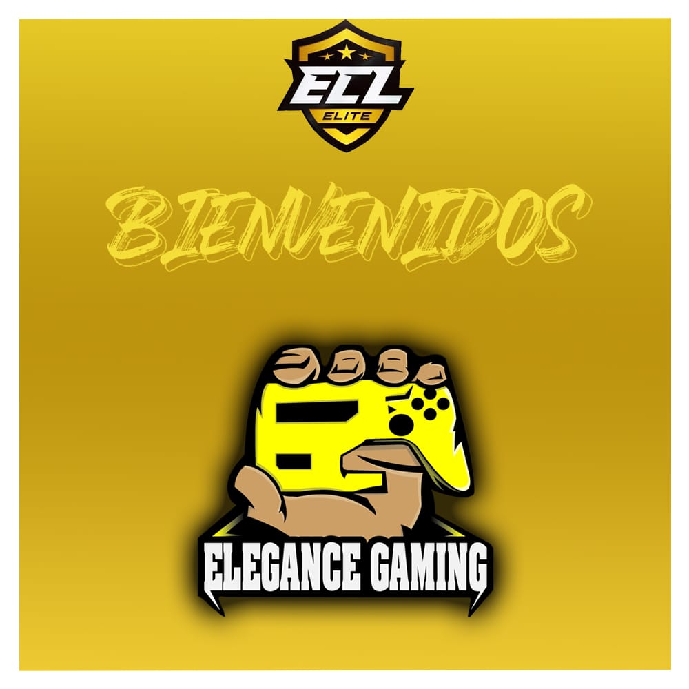 ECL_League's tweet photo. Noveno equipo inscrito! Ellos son @EleganceGamingG! Van a darlo todo para lleverse la victória, pero siempre con Elegancia!
Bienvenidos!
#GoECL 💛 https://t.co/axGVxc5LyM