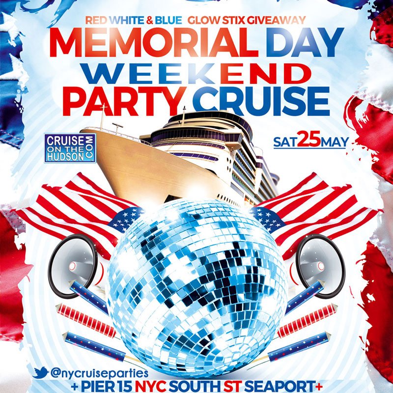 NYCruiseParties's tweet photo. Sat May25th – Memorial Day Weekend Party Cruise Pier 15 NYC South Street Seaport 10pm til 2am Tickets On Sale at https://t.co/kAFVAIJ2sp https://t.co/xDUyDa0I1T #PartyCruise #yachtparty #NYCruise https://t.co/XyqGYolam8