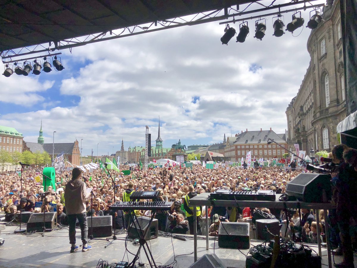 About 40 000 people marched for the climate in Copenhagen today!!