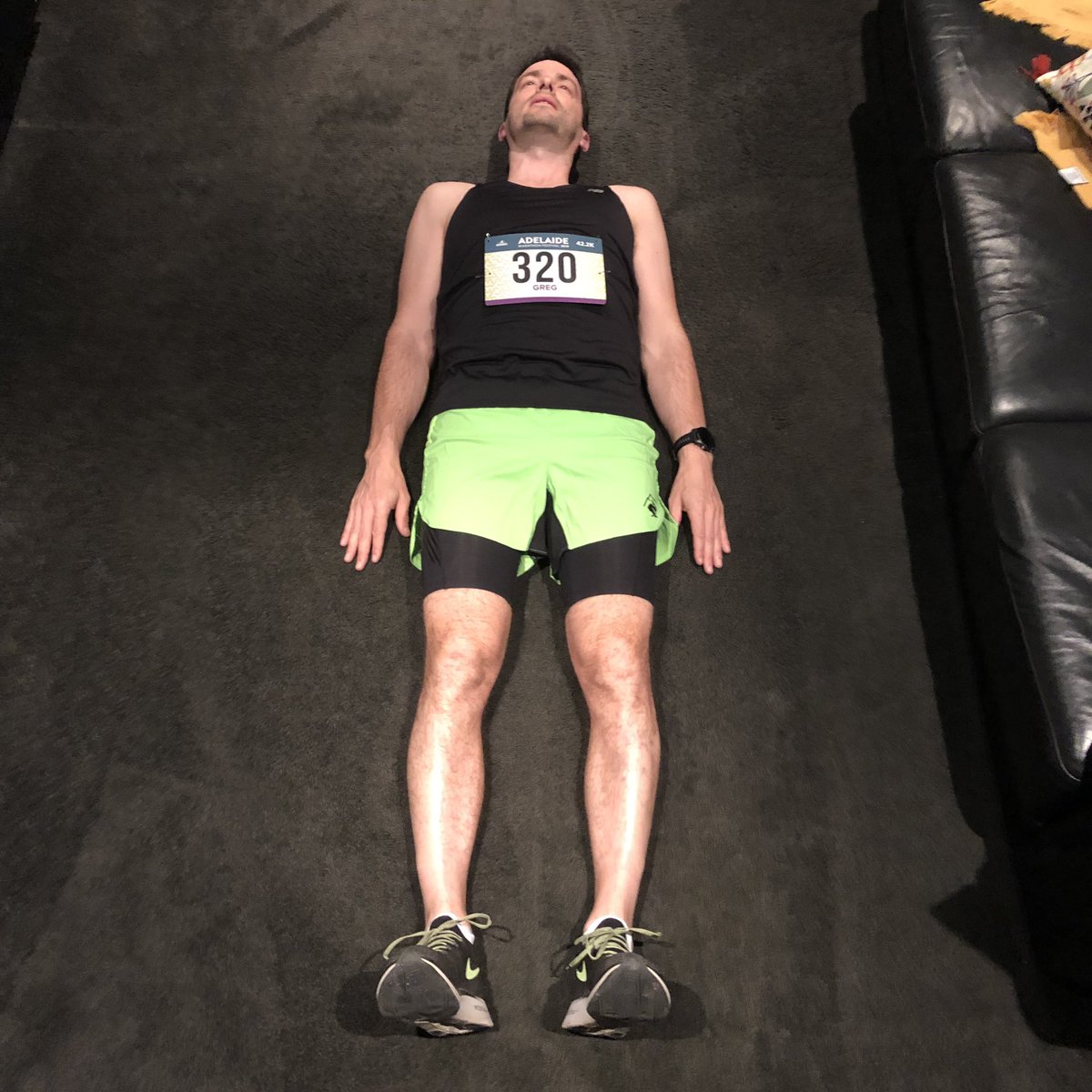 MetricMileage's tweet photo. Just about time to go do this, Adelaide Marathon 2019 is finally here! Nice & cool, hope the rain holds off. I’m sure it will be different this afternoon but right now the #legsarefeelingood
#flatbruce
#AMF19 #marathon #runinrabbit https://t.co/wV1078amqS