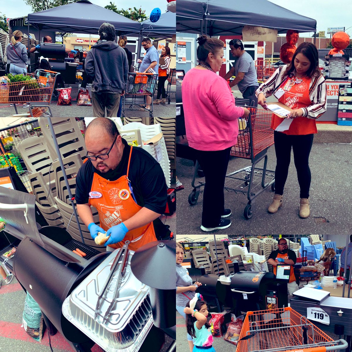 💥💥0️⃣6️⃣5️⃣4️⃣💥💥 making Memorial Day exciting and showing appreciation to our customers. Commerce Home Depot ✨✨