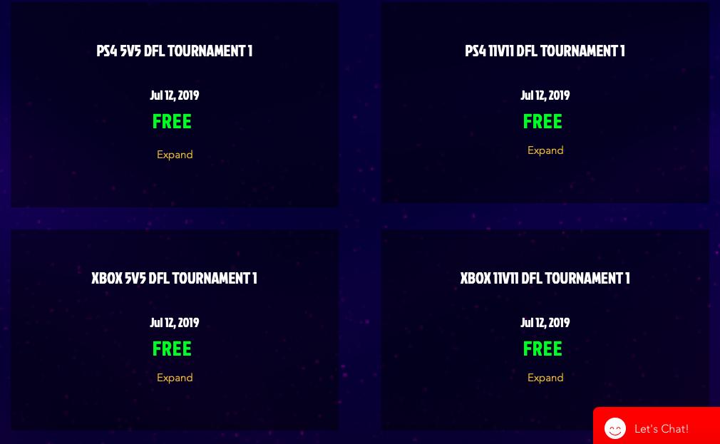 Go onto the-dfl.com/tournaments Make an account for free. Choose 5v5 or 11v11. Get your squad ready. Join our free tournaments. Win your prize! Be part of what will be the best pro clubs tournament in the world!