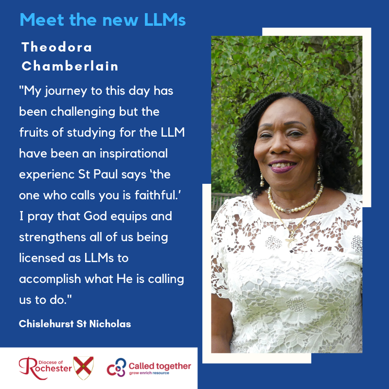 SeeOfRochester's tweet photo. #MeetTheLLMs Welcome to Theodora Chamberlain who begins her ministry with Chislehurst St. Nicholas. Why not take a look at one of our new Vocation booklets to explore how God may be calling you. https://t.co/uK2dKXKtBi https://t.co/29NpcqydJw