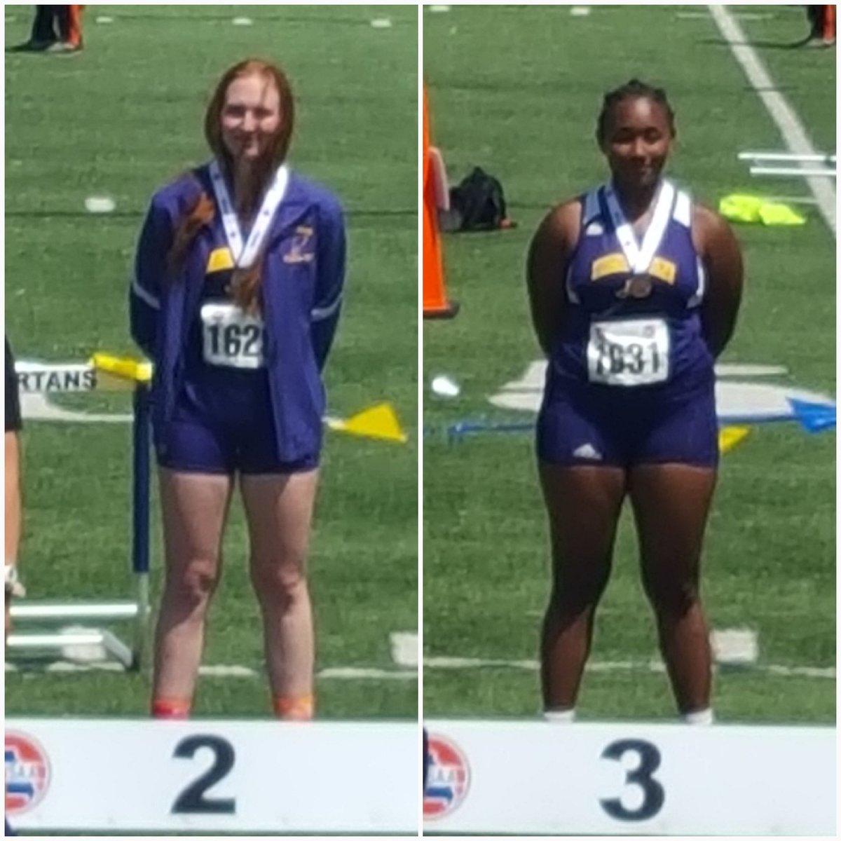 KewpiesT_F's tweet photo. Congratulations to Karly Parcell and Zaida Williams for placing 2nd and 3rd in the Discus at the Missouri State Championships, with throws of 137' 1" and 124' 3"!  Great season, Kewpies! https://t.co/NycZyiIcFI