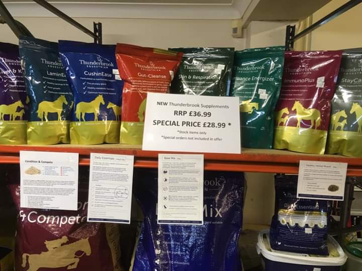 BirchallsRiding's tweet photo. Special offer on @ThunderbrookUK supplements whilst stocks last. #SupplementSaturday https://t.co/xBnWt6ATfw